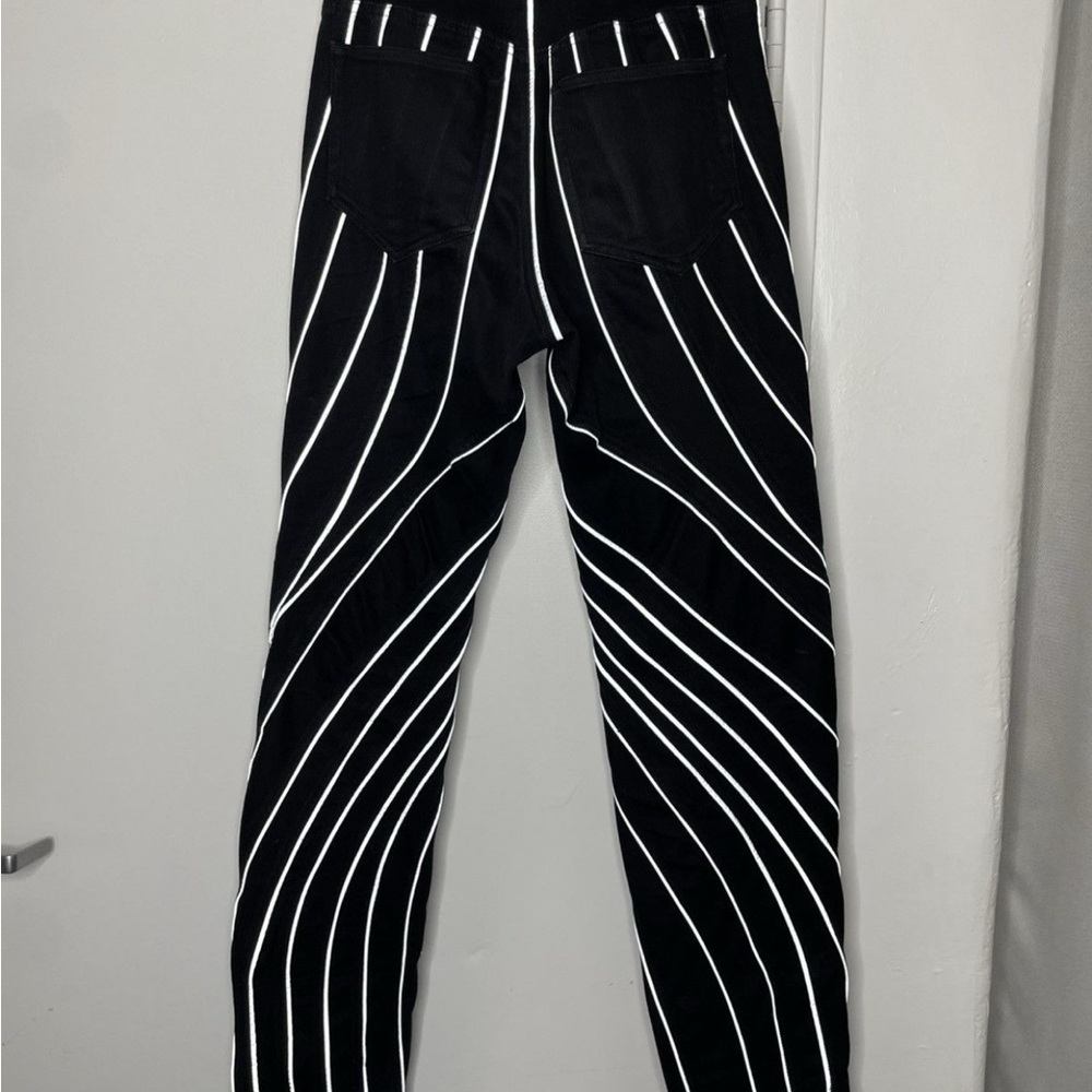 Mugler Reflective Spiral Black Denim - Picture 5 of 8